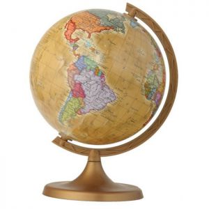 Globus Zachem polityczny stylizowany, 16cm